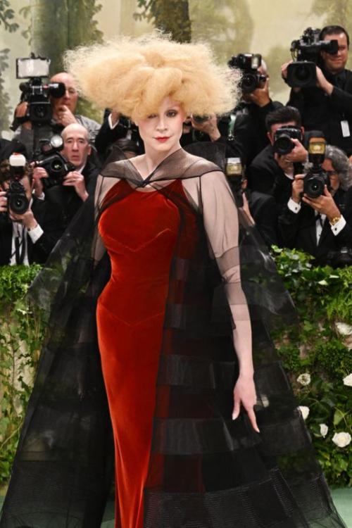 Gwendoline Christie at Met Gala Sleeping Beauties Celebration in New York 5