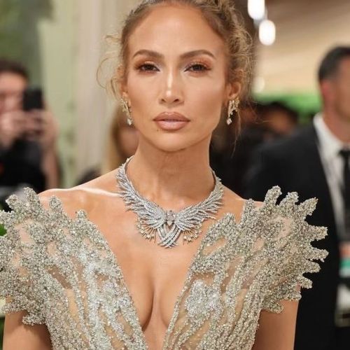 Jennifer Lopez seen in exquisite attire at Met Gala 2024 The Metropolitan Museum of Art NYC