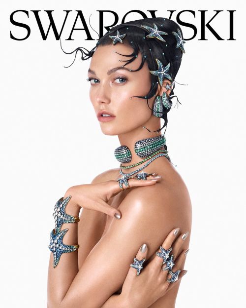 Karlie Kloss Swarovski cover shoot makes her resemble a mermaid