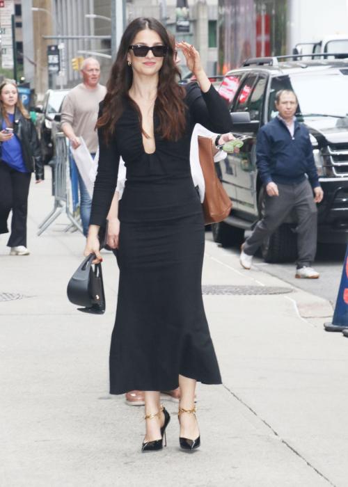 Marisa Abela Arrives at Late Show with Stephen Colbert in New York