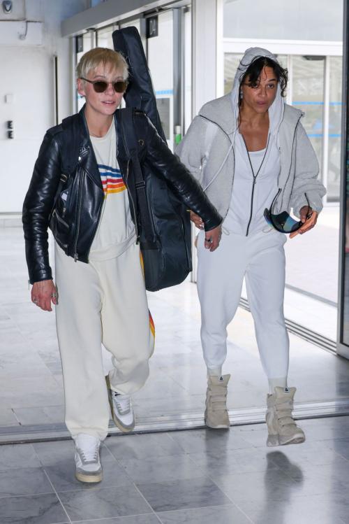 Michelle Rodriguez and Carmen Vandenberg Leaves 77th Cannes Film Festival at Nice Airport 5