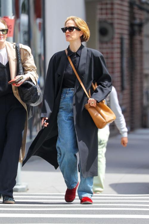Sarah Paulson at Mark Hotel for Met Gala Fitting in New York 1