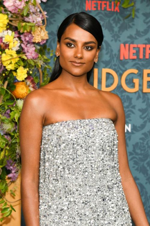 Simone Ashley at Bridgerton Season 3 Premiere in New York