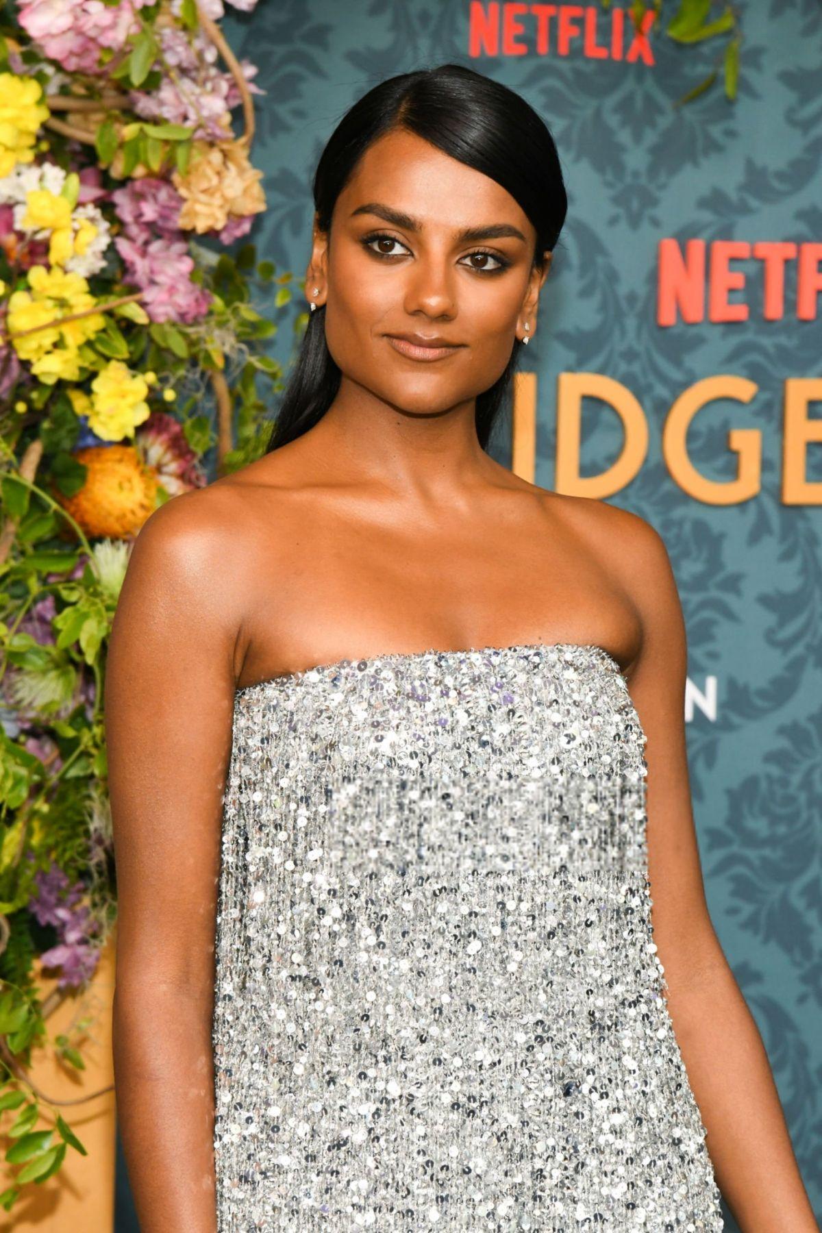 Simone Ashley at Bridgerton Season 3 Premiere in New York
