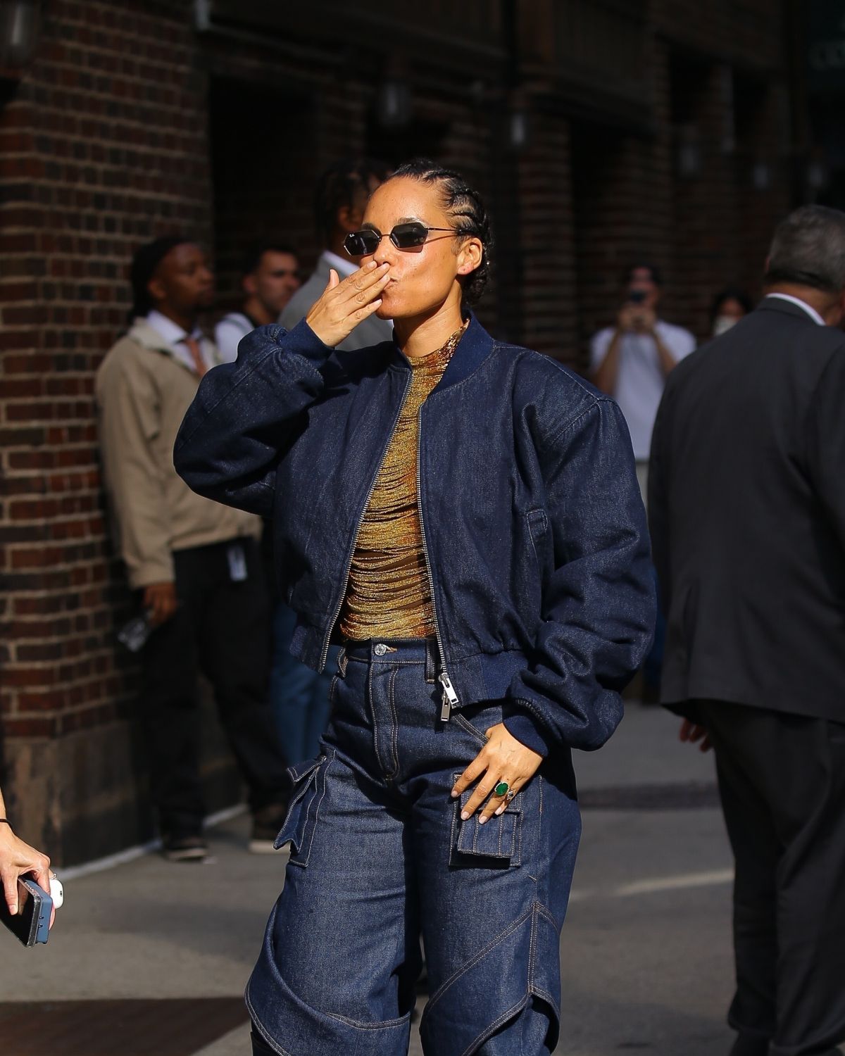 Alicia Keys Arrives at Late Show With Stephen Colbert in New York Alicia Keys Arrives at Late Show With Stephen Colbert in New York
