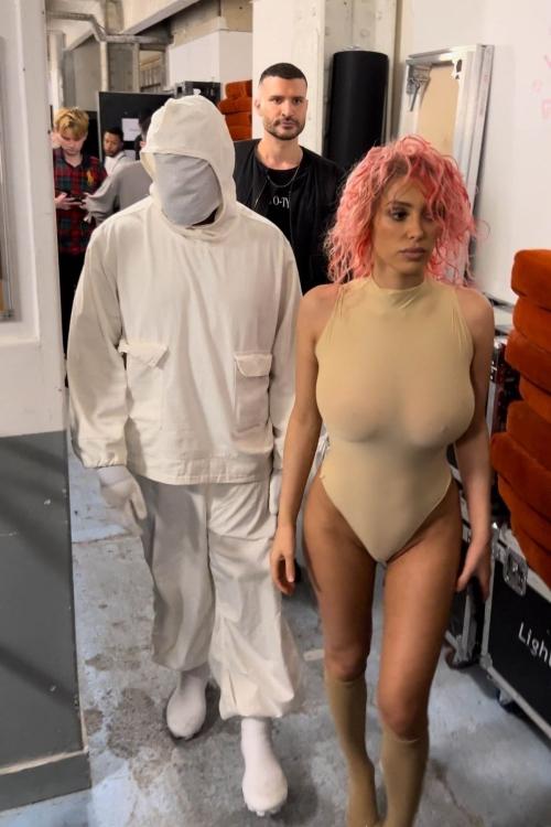 Bianca Censori Leaves Prototype Show Paris 7