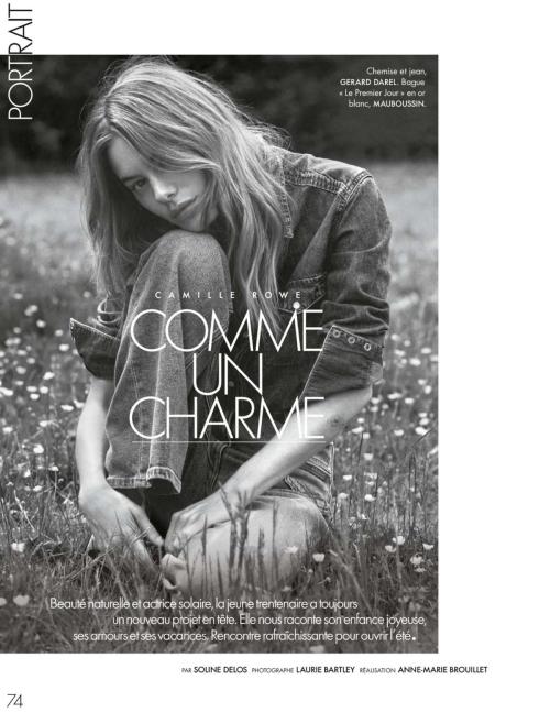 Camille Rowe in Elle France June 2024 6