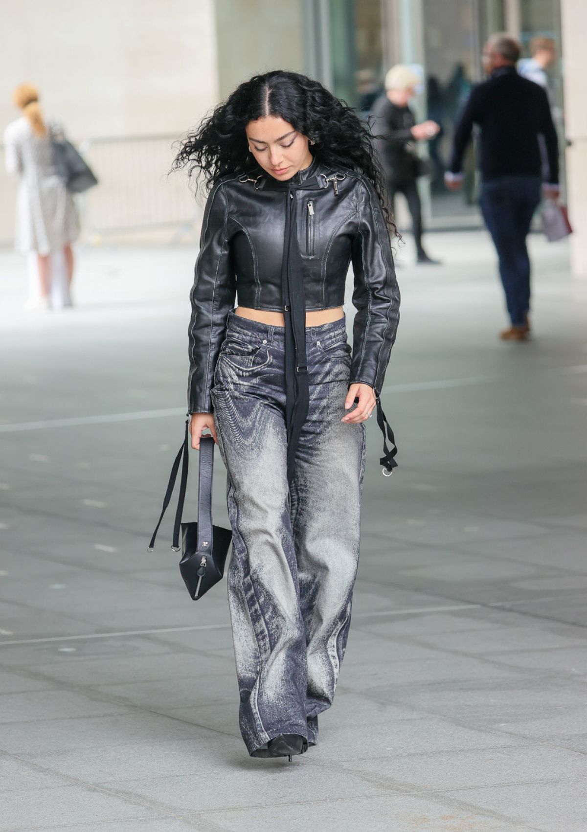 Charli XCX Arrives at BBC Broadcasting House in London Charli XCX Arrives at BBC Broadcasting House in London