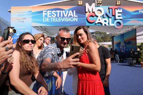 Cote de Pablo Arrives at NCIS Photocall at 63rd Monte-Carlo Television Festival 2