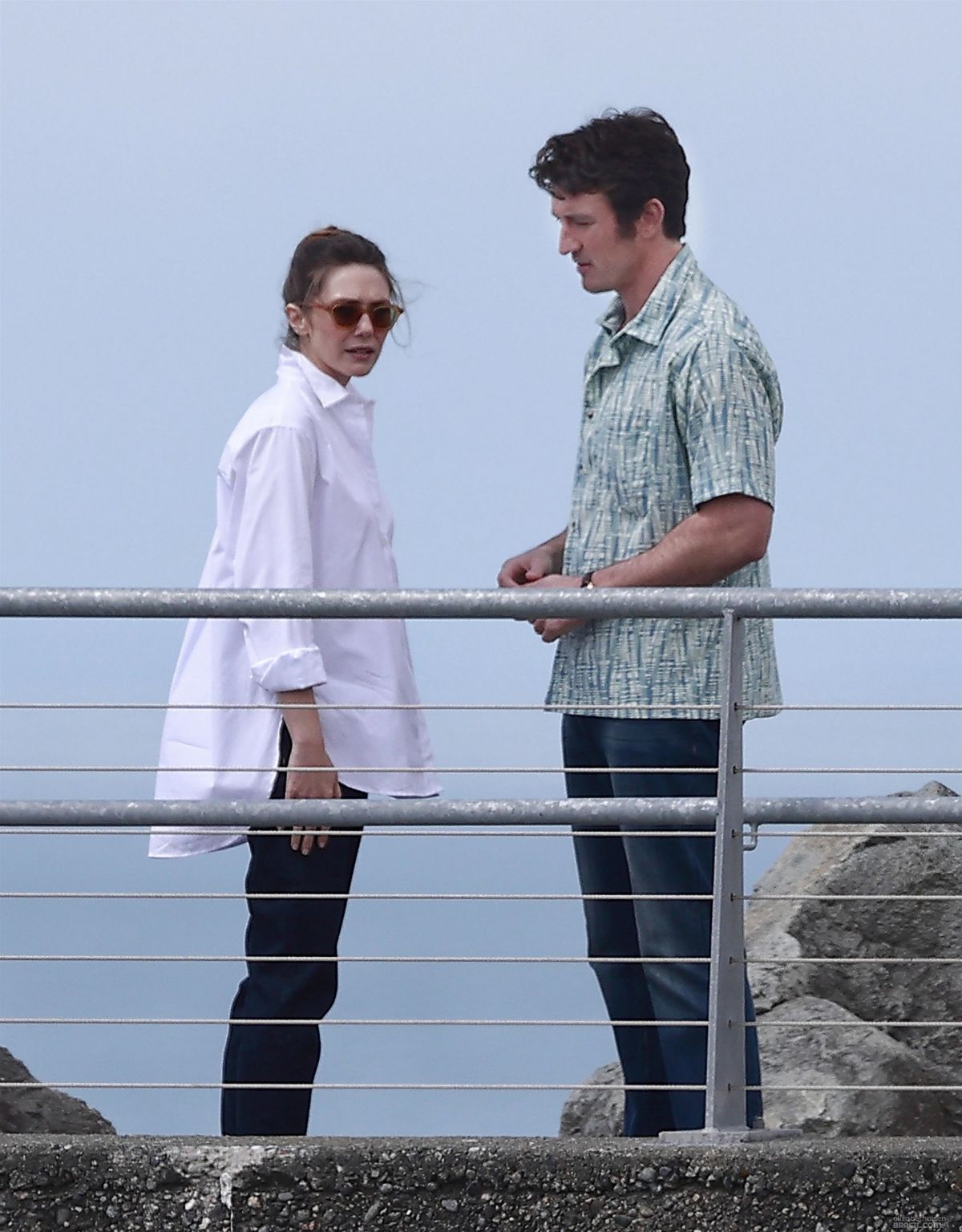 Elizabeth Olsen on Set of Eternity Vancouver Elizabeth Olsen on Set of Eternity Vancouver