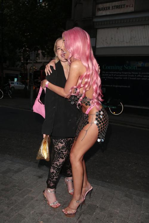 Ella Morgan Helen Flanagan Jay Howard PrettyLittleThing Hosted Rainbow Party London 1