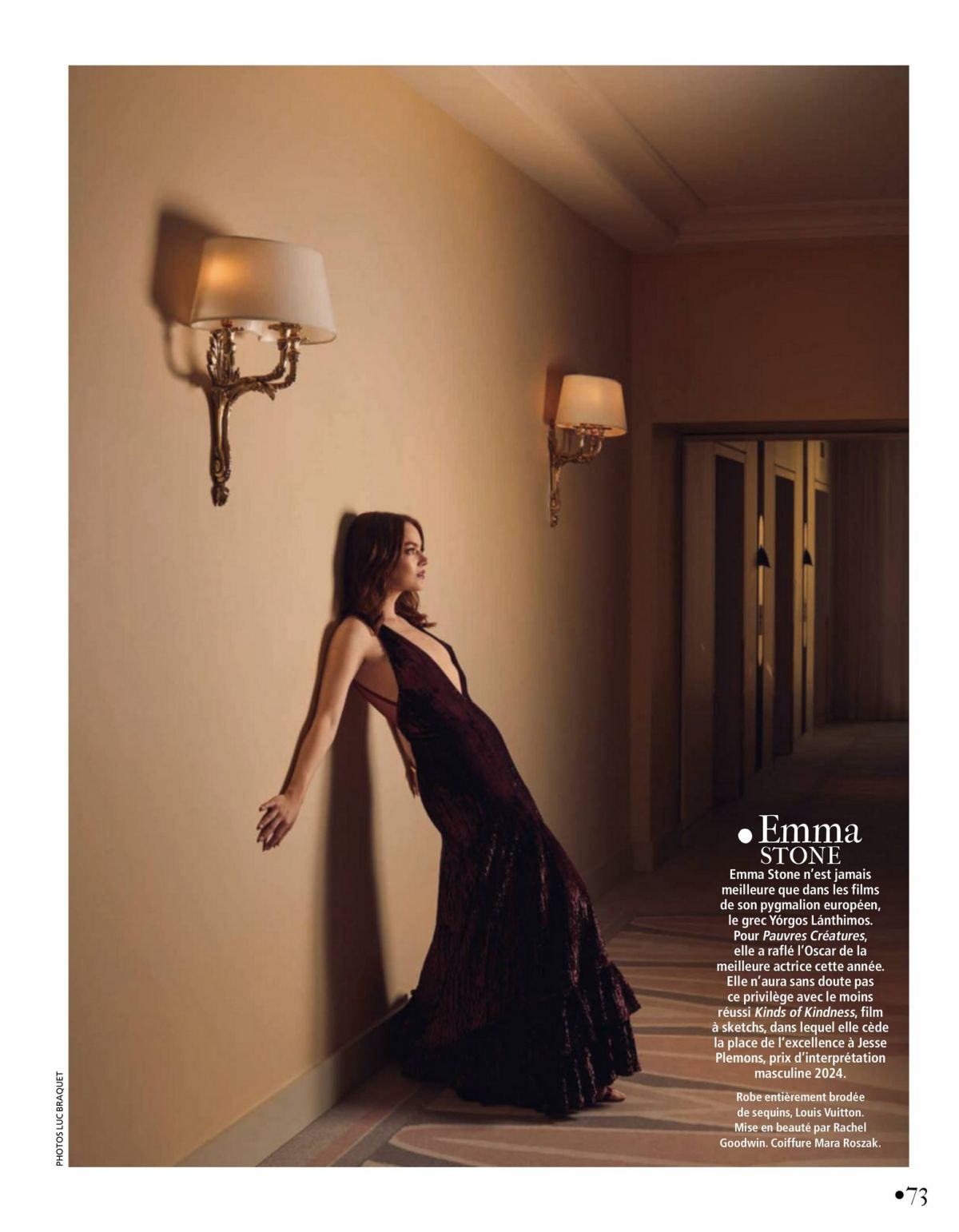 Emma Stone in Madame Figaro Emma Stone in Madame Figaro
