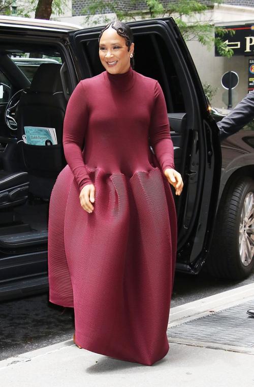 Golda Roushevel Arrives at The View in New York 3