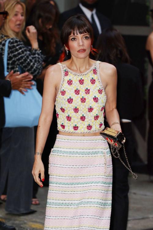 Lily Allen Arrives at Annual Chanel Tribeca Festival Artists Dinner in New York 1