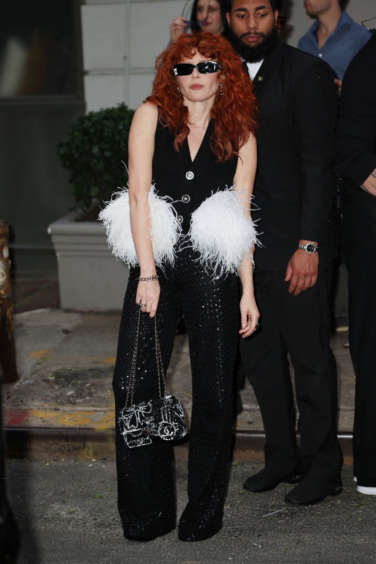 Natasha Lyonne Arrives at Annual Chanel Tribeca Festival Artists Dinner in New York Natasha Lyonne Arrives at Annual Chanel Tribeca Festival Artists Dinner in New York