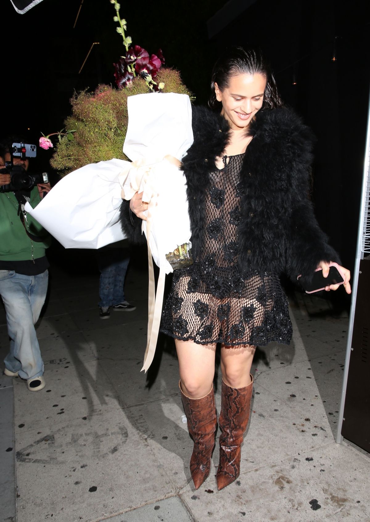 Rosalia Arrives at The Nice Guy in Los Angeles Rosalia Arrives at The Nice Guy in Los Angeles