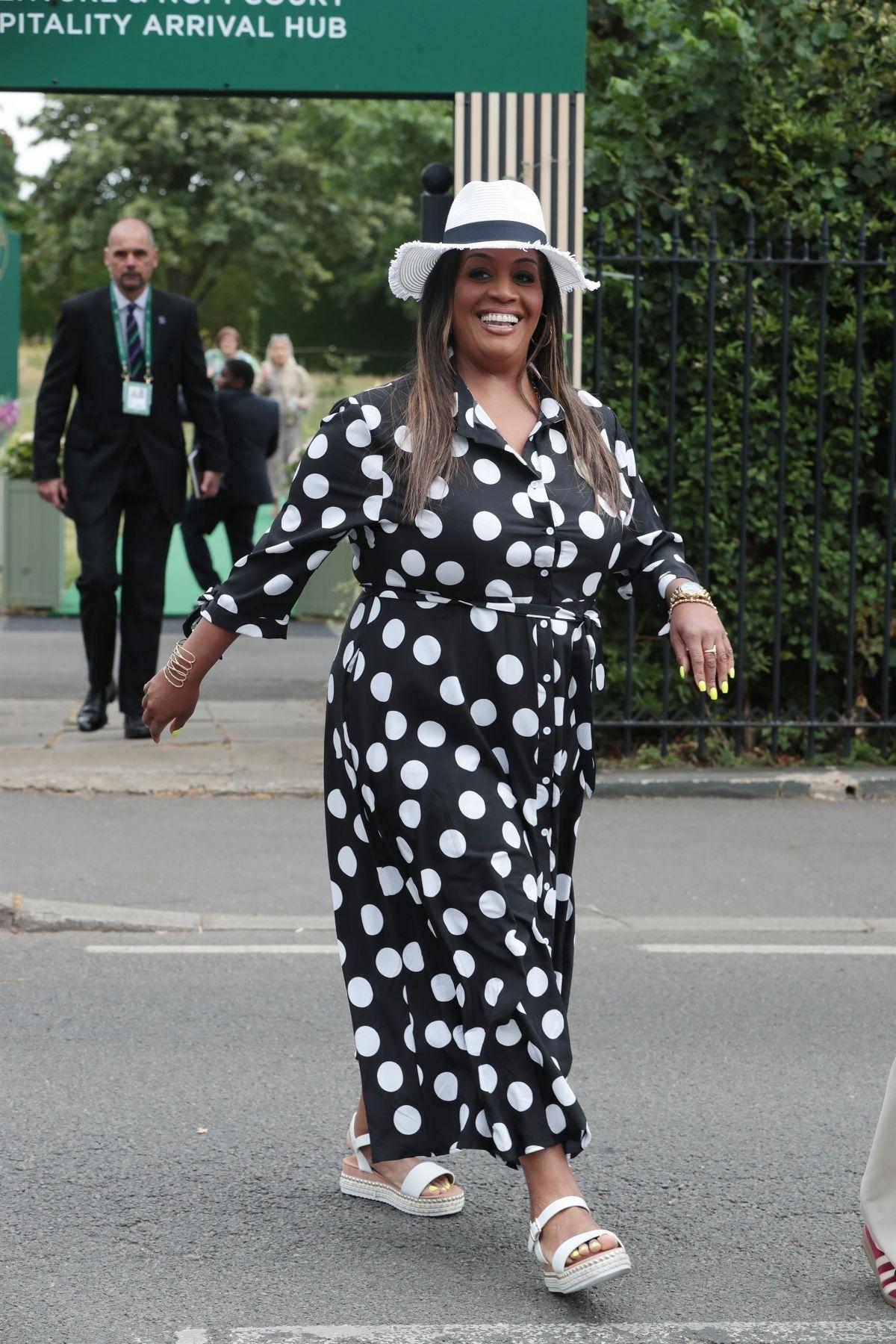 Alison Hammond Arrives at 2024 Wimbledon Tennis Championships Alison Hammond Arrives at 2024 Wimbledon Tennis Championships