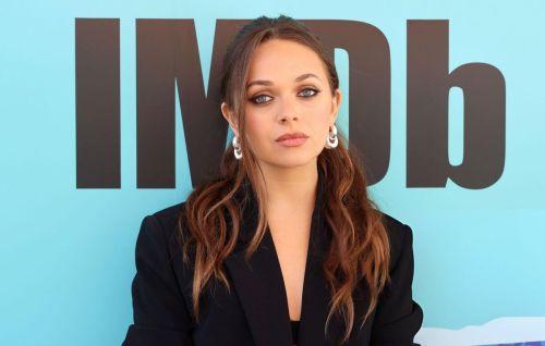 Alyssa Jirrels in Black Dress at 2024 IMDboat at San Diego Comic-Con 3