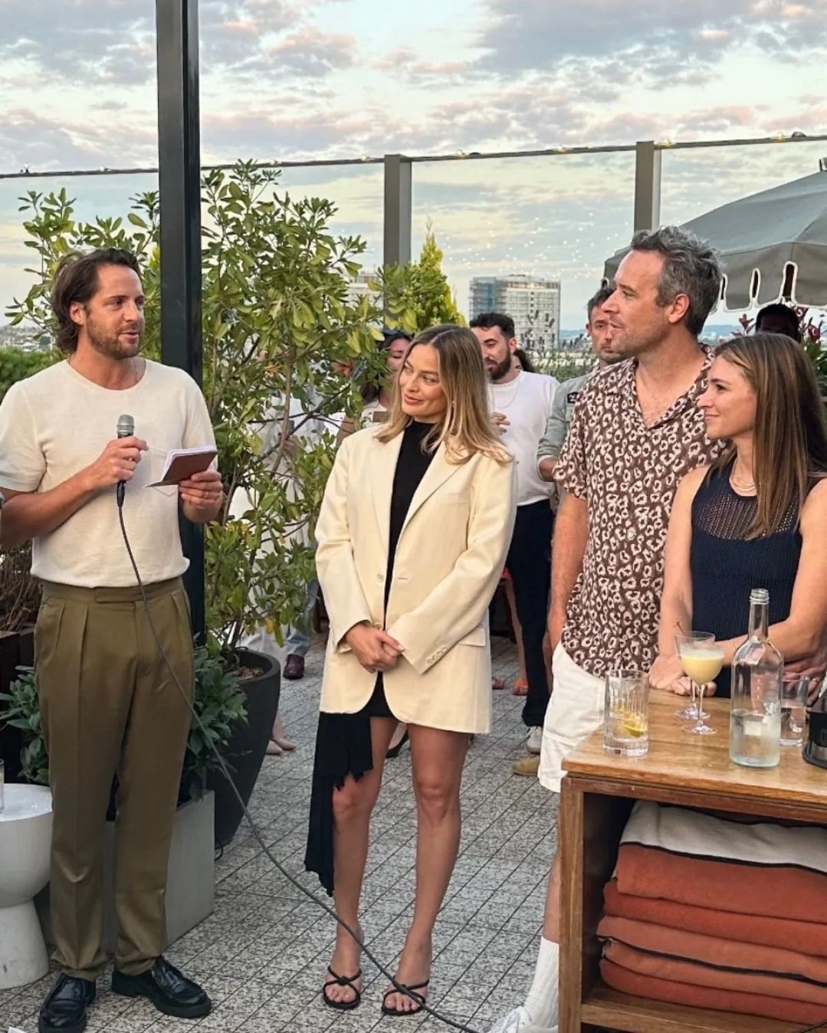 Margot Robbie at Papa Salt Launch Party in London Margot Robbie at Papa Salt Launch Party in London