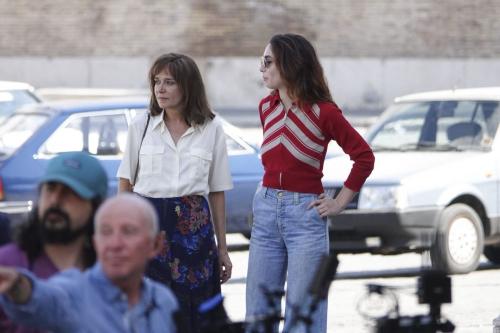 Matilda De Angelis Valeria Golino Mario Martone Fuori Set Rome June 2024 3