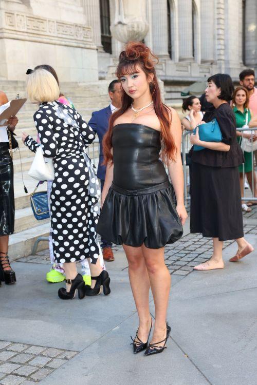Rowan Blanchard seen in Black Dress at Marc Jacobs Fashion Show in New York, July 2024 1