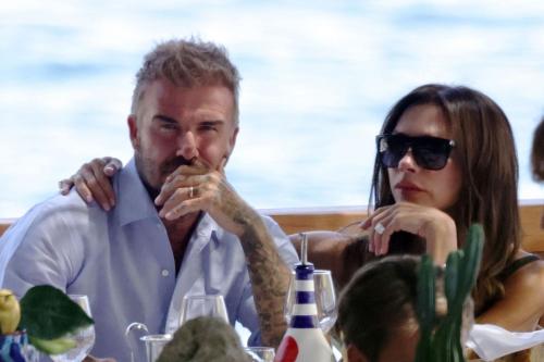 Victoria and David Beckham on Their Holiday in Nerano 6