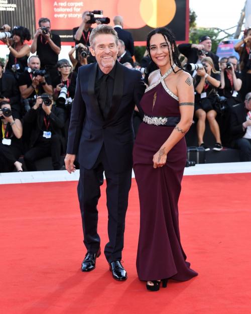 Giada Colagrande and Willem Dafoe attends at 81st Venice International Film Festival 1