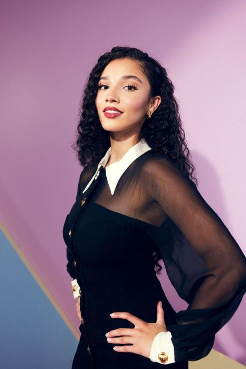 Malia Baker IMDb Official Portrait Studio at D23 Expo 7