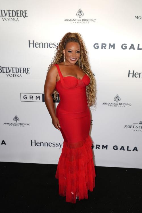 Marisha Wallace wears Red Dress at GRM Gala 2024 in London 1