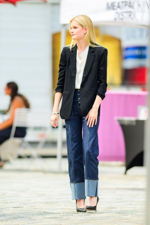 Morgan Fletcher at Photoshoot for Kobrick Coffee in New York 6