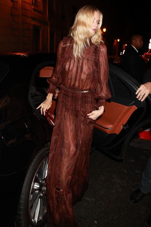 Abbey Lee Kershaw Arrives at YSL Fashion Show Afterparty Paris, September 2024 1