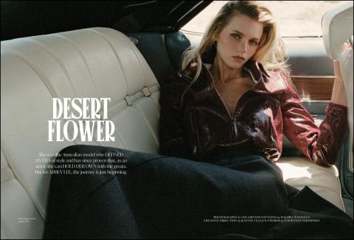 Abbey Lee Kershaw in InStyle Australia Winter 2024 Edition 4