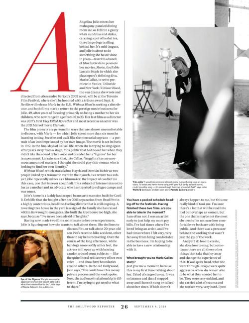 Angelina Jolie The Hollywood Reporter September 2024 8