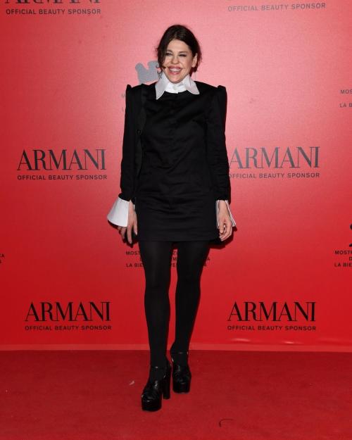 Barbara Raquel Paz at armani beauty dinner photocall at 81st venice international film festival 3