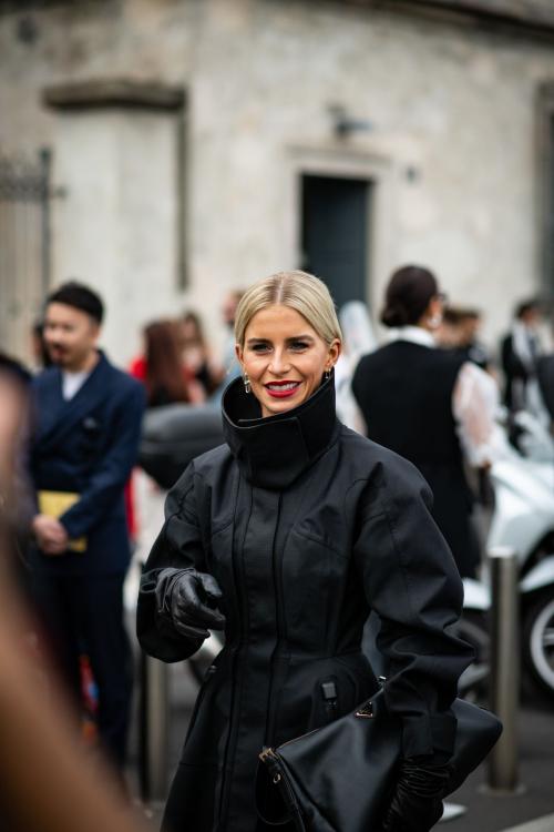 Caroline Daur Arrives at Prada Fashion Show at Milan Fashion Week 4