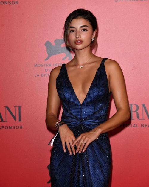 Cassandra Cano at Armani Beauty Dinner Photocall at 81st Venice International Film Festival