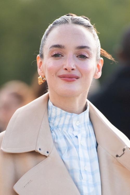 Charlotte Le Bon Arrives at Loewe Show, Paris Fashion Week, September 2024 6