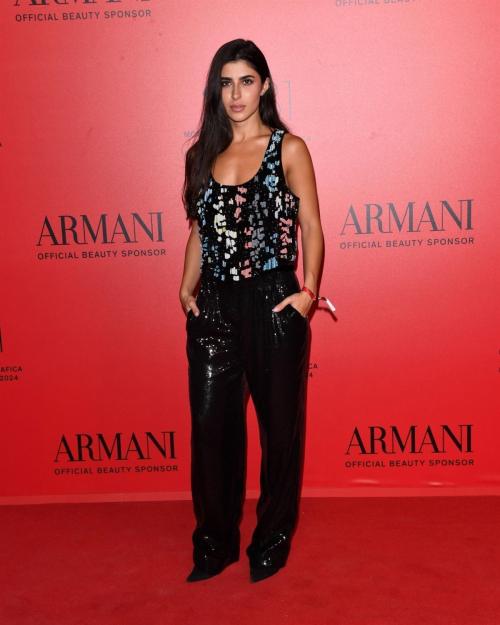 Dima Sheikhly at armani beauty dinner photocall at 81st venice international film festival 2