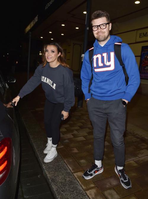Kym Marsh and Samuel Thomas Leave Empire Theatre in Liverpool, September 2024 6