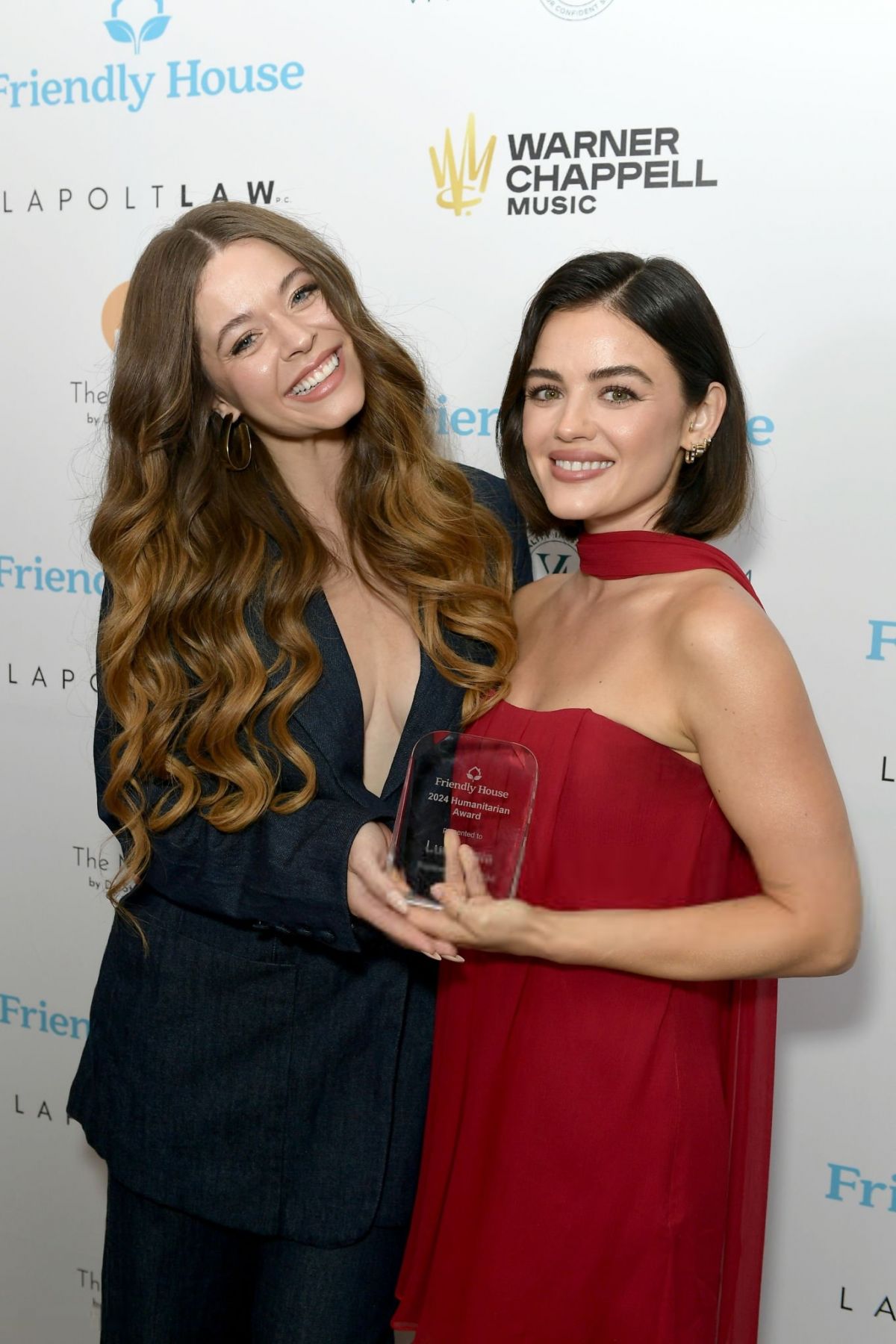 Lucy Hale and Sasha Pieterse at 34th Annual Friendly House Humanitarian Awards Luncheon Los Angeles Lucy Hale and Sasha Pieterse at 34th Annual Friendly House Humanitarian Awards Luncheon Los Angeles
