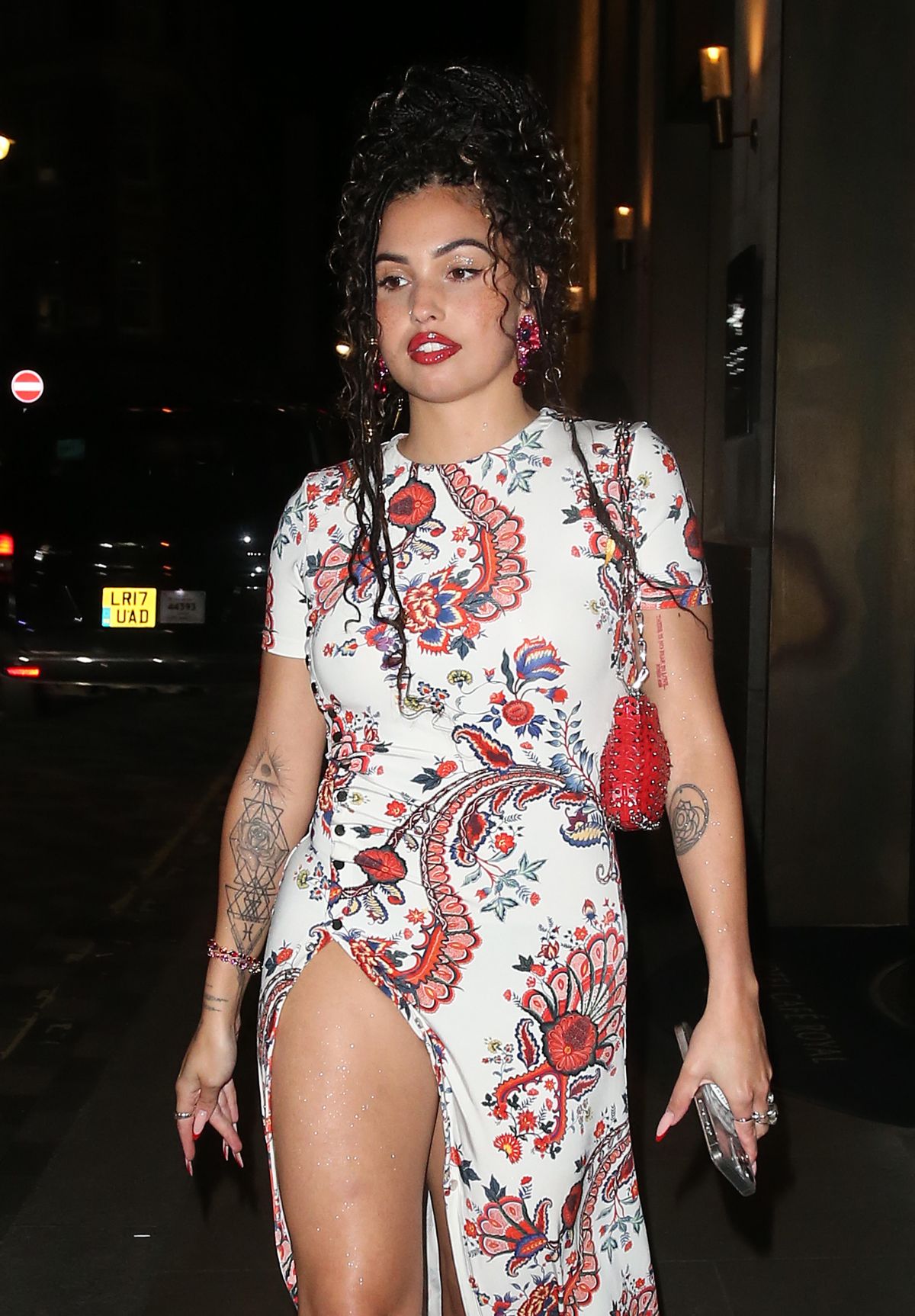 Mabel Leaves British Vogue and Rabanne London Fashion Week Party Mabel Leaves British Vogue and Rabanne London Fashion Week Party