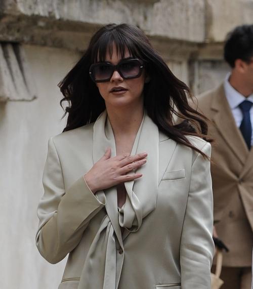 Maia Mitchell Arrives at Hugo Boss Fashion Show in Milan 8