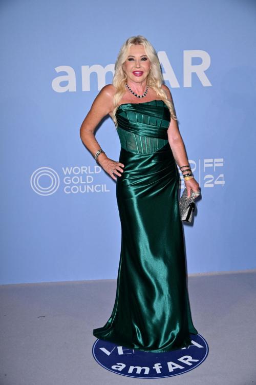 Monica Bacardi at AmfAR Gala at 81st Venice Film Festival 2
