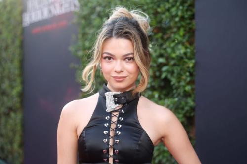 Nikki Hahn at Halloween Horror Nights Opening Night at Universal Studios in Hollywood 6