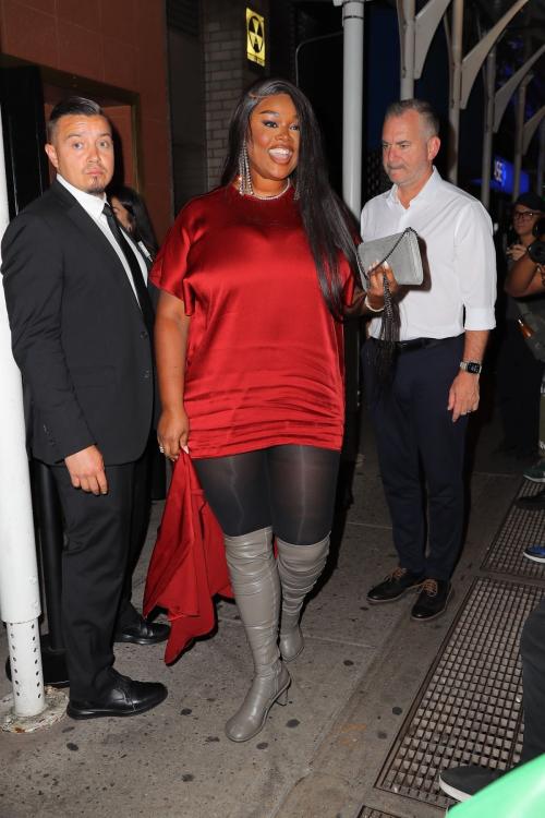 Precious Lee Arrives at Harper’s Bazaar Cocktail Party in New York 6