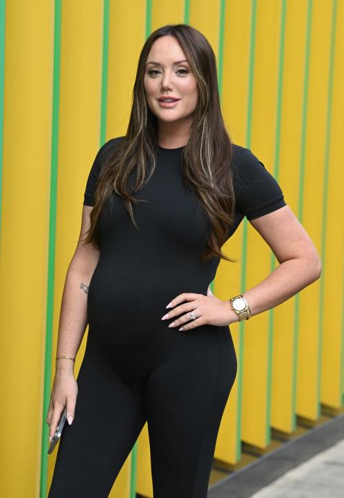 Pregnant Charlotte Crosby at Paramount Promotes Aussie Shore, September 2024 5