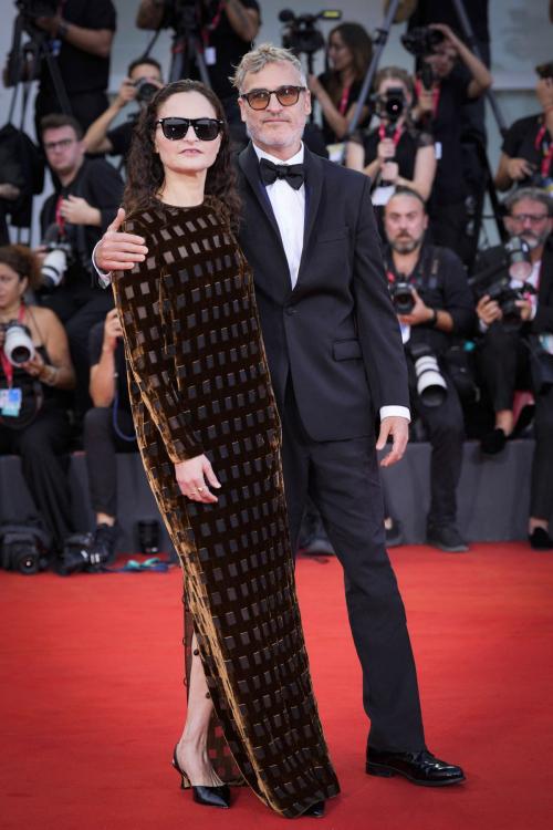 Rain Phoenix at Joker Folie a Deux Premiere Venice Film Festival