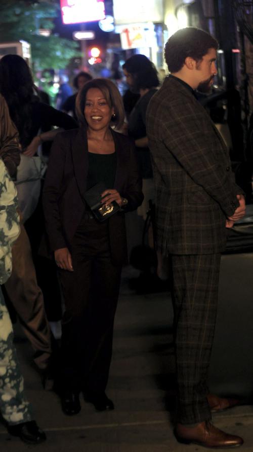 Regina King on Set of Caught Stealing in New York, September 2024 6