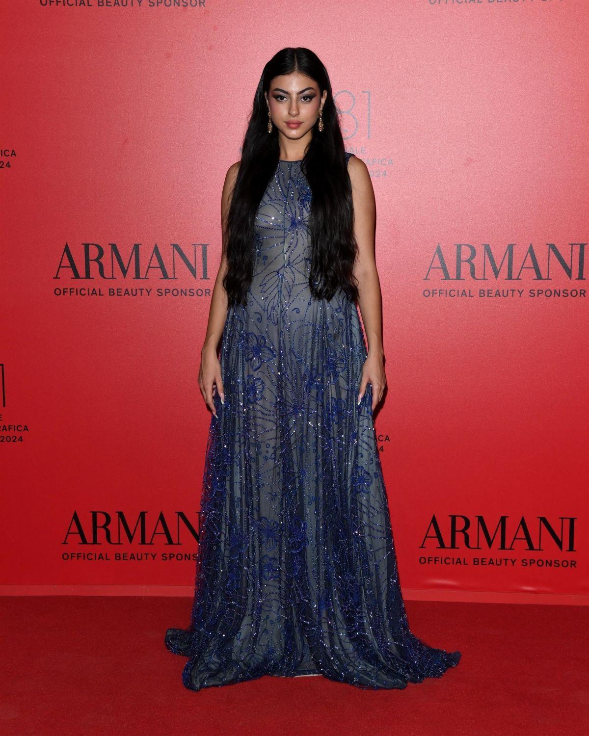 Sarra Cheri at Armani Beauty Dinner Photocall, Venice Film Festival 2024