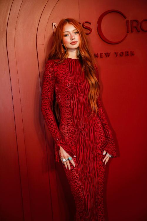 Sicily Rose at Miss Circle NYFW Red Label Launch Party in New York